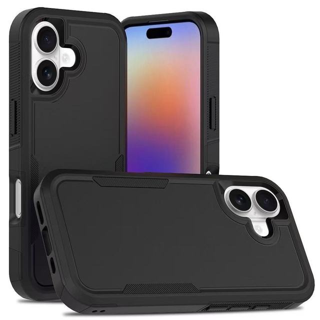 2 in 1 Dual Layer Rugged Armor Phone Case for Google Pixel 10 Pro 9A/8A/7A/6A Shockproof Matte Anti Slip Protective Back Cover