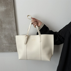 2025 mùa xuân mới Vai Túi hợp thời trang tối giản công suất lớn Tote Túi PU da Retro túi xách với ví - Product Image 5