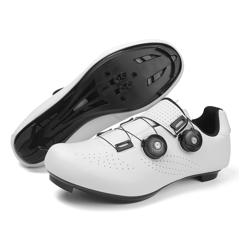 White  road lock shoes.