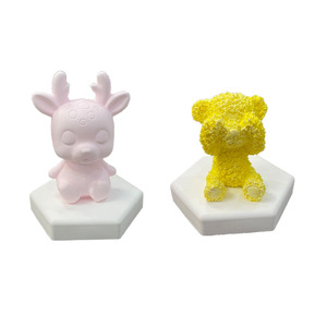 Diffuseur d'ambiance en <span class=keywords><strong>pierre</strong></span> de gypse en forme de fleur personnalisé, respectueux de l'environnement, pour la décoration intérieure, fabriqué en plâtre - Product Image 4