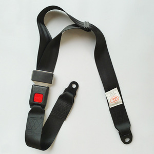 Cinturón de seguridad de dos puntos para automóviles y atracciones con arnés de seguridad para la cintura, tipo general, color negro - Product Image 2
