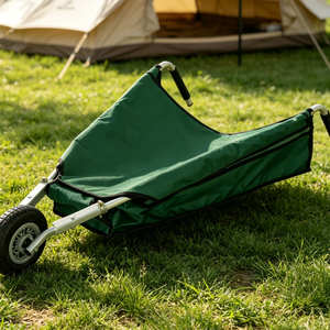 <span class=keywords><strong>Carretilla</strong></span> <span class=keywords><strong>de</strong></span> Jardín Plegable Ligera con Marco <span class=keywords><strong>de</strong></span> Acero Portátil para Trabajos en el Jardín y el Patio - Product Image 2