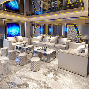 Ensemble de mobilier de bar moderne et luxueux : banquette KTV, canapé de bar pour hôtel, table basse musicale, canapé pour pub, restaurant, fête - Product Image 2