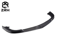 Lèvre avant en fibre de carbone style V pour Mercedes Benz C63 W204 2012-2014 lèvre de pare-chocs avant