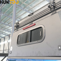 Huntoo Pickup Lightweight Pop-up Camper Hiatus Canopy Slide on Truck Camper for Mide Size