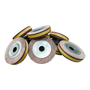 Klappen rad zum Polieren von Edelstahl Metall Holz möbel Stein Aluminium oxid Klappen rad Gerade Nut Klappen räder - Product Image 3