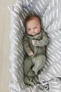 Baju Monyet Bayi Baru Lahir Satu Potong, Bodysuit Bayi Balita Piyama Berkaki