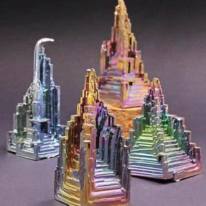 É<span class=keywords><strong>l</strong></span>ément chimique en métal minéral coloré science populaire spécimen minéral cadeau autre cristal artisanat minerai de bismuth naturel pierre brute - Product Image 4