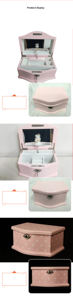 Boîte à bijoux musicale ballerine rose de luxe personnalisée nouveau design <span class=keywords><strong>manivelle</strong></span> carrousel en forme de cheval pour le rangement des organisateurs pour enfants - Product Image 4