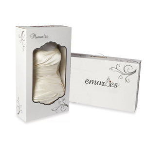 Custom logo Printed Luxury Large Big <strong>Bridal</strong> Wedding Dress Gown Packaging <strong>Box</strong> for Dress - Product Image 1