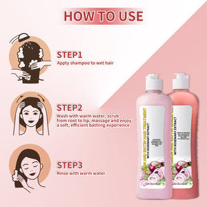 Marque privée 248ml shampooing à l'oignon et à la biotine soin nourrissant en profondeur nettoyage des cheveux croissance des cheveux ensemble de shampooing <span class=keywords><strong>Romarin</strong></span> - Product Image 4