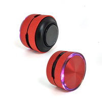 Haut-parleur portable G1 en métal à conduction osseuse, mini haut-parleur Bluetooth avec lumière LED RVB, caisson de basses actif BT, stéréo, basses profondes, haut-parleur en alliage d'aluminium TWS