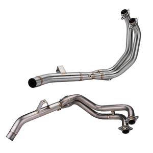 Section avant d'échappement modifiée pour moto <span class=keywords><strong>Yamaha</strong></span> <span class=keywords><strong>T700</strong></span> 19-25 25- en acier inoxydable et alliage de titane - Product Image 1
