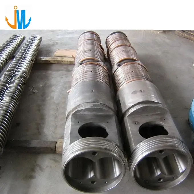 Conical twin screw and barrel/Extruder double screw barrel