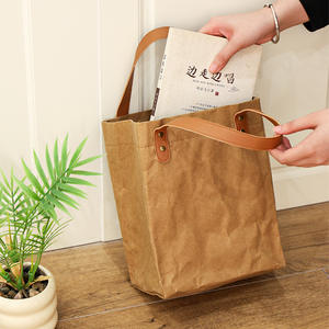 Bolso de mano sencillo de algodón de estilo japonés, impermeable, de gran capacidad, vertical, cuadrado, para mujer, para uso diario - Product Image 1