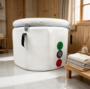 Vanace - Bañera de Hielo Inflable Redonda de Nuevo Diseño, Barril de Inmersión Fría para Recuperación Deportiva al Aire Libre - Product Image 1