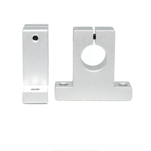 Base de support axiale verticale fixe en aluminium SK avec support d'installation fileté 8 10 12 13 16 20 25 30 35 40 50 - Product Image 1