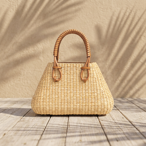 Handmade Natural Seagrass Storage <b>Basket</b> Home Decorative Christmas Decorations Gifts <b>Laundry</b> <b>Basket</b> With Wheels OEM From Vietnam - Product Image 1