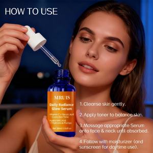 Suero Facial de Alta Calidad al por Mayor, 30 ml, para un Brillo Diario, Cuidado de la Piel Coreano, <span class=keywords><strong>Vitamina</strong></span> <span class=keywords><strong>C</strong></span>, Ácido Hialurónico, Ácido Ferúlico, Antienvejecimiento - Product Image 6