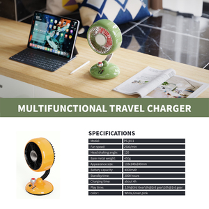 Nuevo Ventilador de Escritorio Multifuncional de Alta Gama 2026, Pequeño, con <span class=keywords><strong>Tres</strong></span> Velocidades de Ajuste <span class=keywords><strong>y</strong></span> Rotación de Cabezal de 120 Grados - Product Image 6