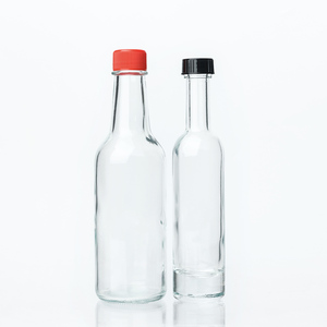 Botellas vacías de perfume de vidrio transparente de 100ml Ensalada de Chile aturdido 5oz 10oz Pimienta <span class=keywords><strong>Tabasco</strong></span> Salsa picante Tapa negra 3oz 5oz 8oz - Product Image 6