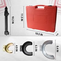 Équipement de compression de ressort robuste de qualité supérieure pour un réglage efficace des jambes de force avec kit de suspension de véhicule