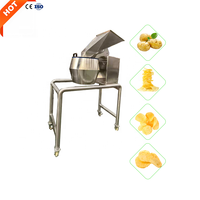Roestvrijstalen Aardappelchips Weegbree Snijmachine V-Gesneden Slice Aardappelchips