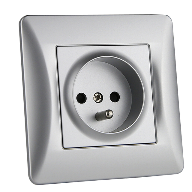 CE Certificate 16A PC Frame Electric Home Wall Plugs French Socket Wall Sockets Electrical Socket