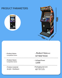 Máquina de Juegos Arcade Vertical para Adultos, Operada con Monedas, Juegos de Carreras, en Oferta - Product Image 6