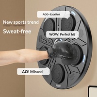 Cible de boxe intelligente en gros pour salle de sport à domicile, réglable en hauteur/vitesse/volume, fixation murale sans dommage, entraînement avec effets sonores