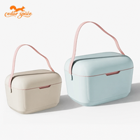 Ensemble de glacières de luxe Cedar Space Vogue 6QT, plusieurs couleurs, matériau PP, étanche, isotherme, style moderne pour la conservation des aliments