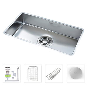 Calmforte อ่างล้างจาน860ในครัวพร้อมด้วยโครงสร้างป้องกันเสียงรบกวนและประสบการณ์การทำความสะอาดที่เสถียร - Product Image 2