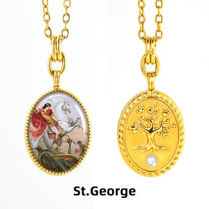 Colgante de San Jorge GIVELUCK, Estilo Religioso, para Venta al por Mayor en Tiendas de Recuerdos de Viaje - Product Image 5