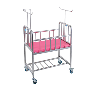 <span class=keywords><strong>Lit</strong></span> bébé mobile en acier inoxydable pour nouveau-né, pour <span class=keywords><strong>hôpital</strong></span> - Product Image 2