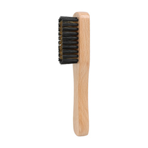 Solid Wood <b>Shoe</b> <b>Brush</b> Nylon Bristles For Polishing And Cleaning Household Use Compact Portable Design - Product Image 4