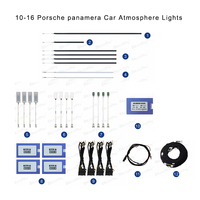 Gadget de voiture 20 lumières bande lumineuse de voiture de haute qualité APP 64 lumières d'ambiance de couleur pour 10-16 Porsche panamera