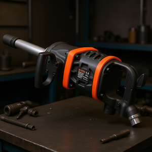 Clé à chocs pneumatique Vevor 1 pouce, couple maximal de 5175 pi-lb, embout allongé de 8 pouces, robuste pour machines - Product Image 2