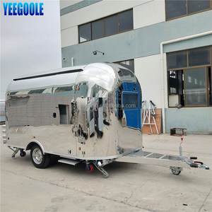 Chariot de distribution d'énergie Mobile, pour <span class=keywords><strong>Popcorn</strong></span>, camion d'aliments pour le petit déjeuner, remorque en vente, livraison rapide, CE - Product Image 5