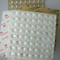 Coussinet adhésif en silicone transparent pour meubles d'extérieur, 1 paire de 3M