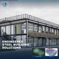 Nouvelle structure en acier préfabriquée pour poulailler, bâtiment d'élevage avicole pour l'élevage de poulets de chair ou de poules pondeuses, durable et facile à installer