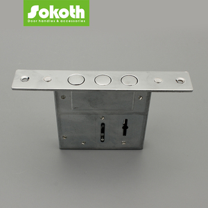 소코스 SKT-SM51 보안문 금속 잠금장치 키홀 포함 철 아연 합금 아연 도금 쉬운 설치 중국산 - Product Image 5