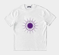 280GSM YKH Heavy Cotton Oversize O-cuello Camiseta ajustada Bordado personalizado Camisetas personalizadas para hombres