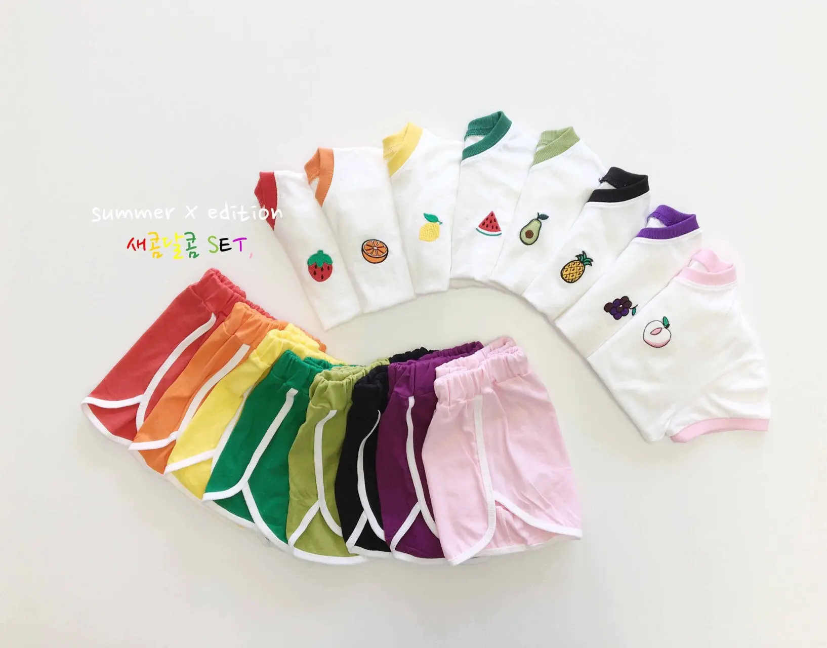 Children clothing Wholesale summer korean baby clothes newborn toddler infant teen girl clothes for kids