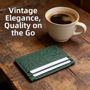 Porte-cartes en cuir véritable tanné végétal avec blocage RFID, produits personnalisés de qualité supérieure X418, vente en gros en dropshipping - Product Image 4