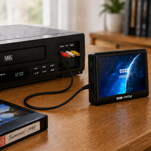 1 enregistreur vidéo autonome Ezcap180, convertisseur VHS en numérique, entrée RCA AV Composite, enregistrement <span class=keywords><strong>MP4</strong></span> pour TV et PC - Product Image 1