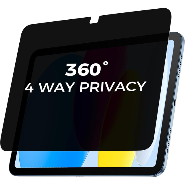 360° Tempered Glass 4 Way Privacy Screen Protector for Samsung Galaxy Tab S11/ S10 Lite/ S10 FE/ S9 FE/ S9, S8,S7(11"& 10.9")