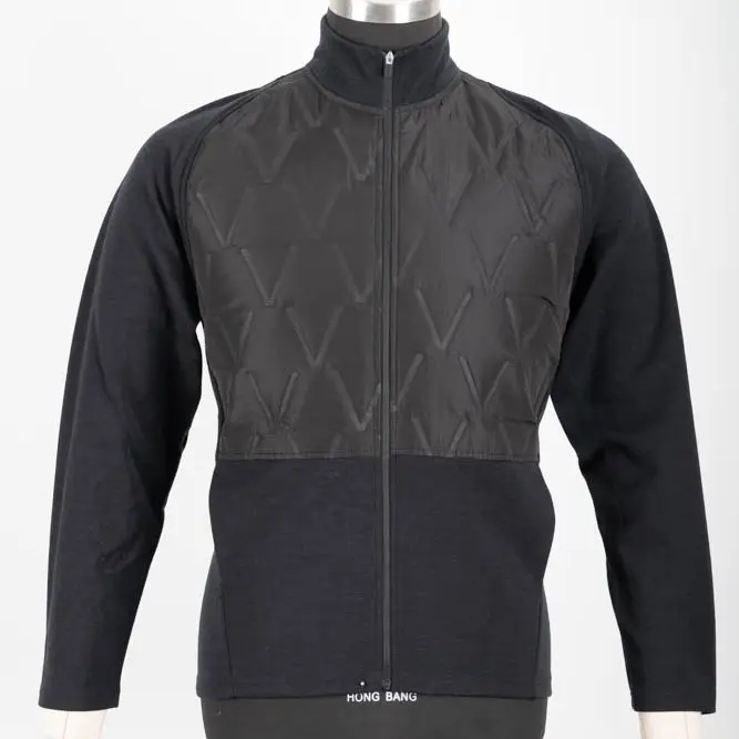 New style merino wool tops mens windproof zipper jacket with high quality wool fabric