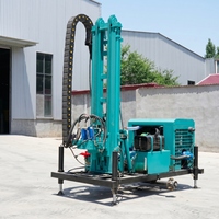 Foreuse de puits d'eau à moteur diesel 300m, livraison gratuite, pour projet d'approvisionnement en eau rural, certifiée CE, directement de l'usine