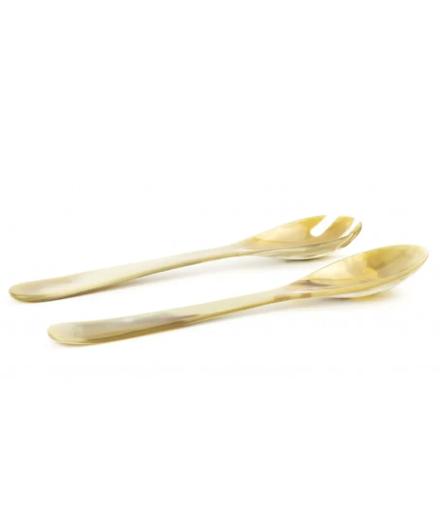 Buffalo Handmade Horn Cutlery Set Wholesale Manufacturer Elegant Design Horn Cutlery Set Exporter from India