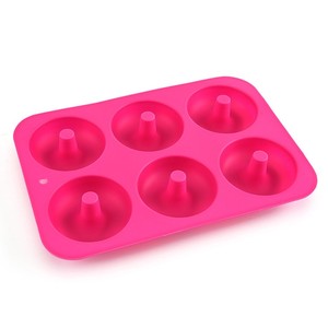 Hot tùy chỉnh thiết kế cấp thực phẩm Silicone <span class=keywords><strong>Donut</strong></span> Baking Pan không dính khuôn cho công cụ nướng - Product Image 6